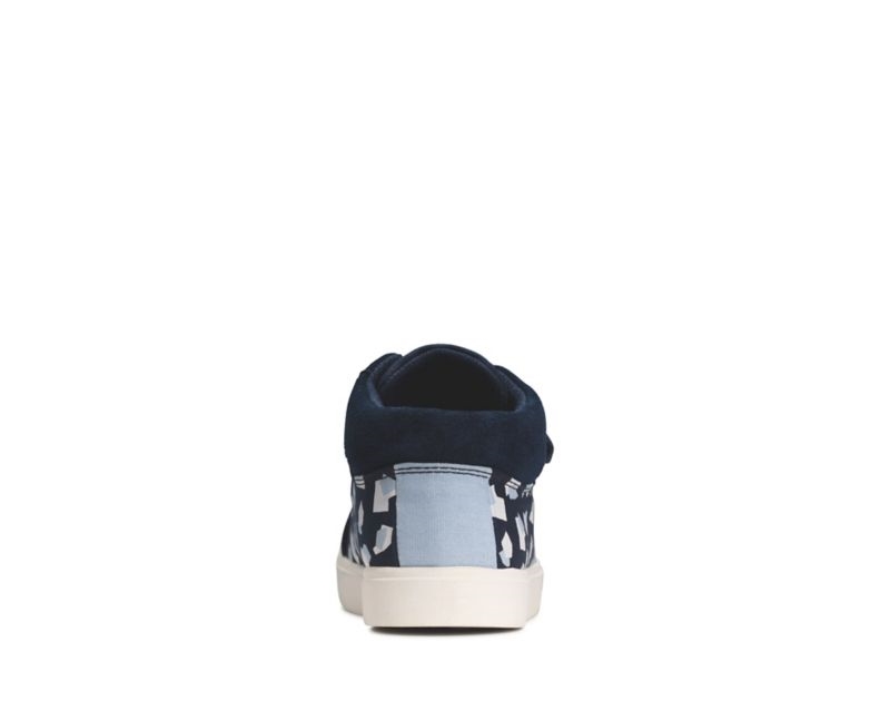 Clarks City Hop Hi-tops Boots Navy Girls - India J0R5493-X4
