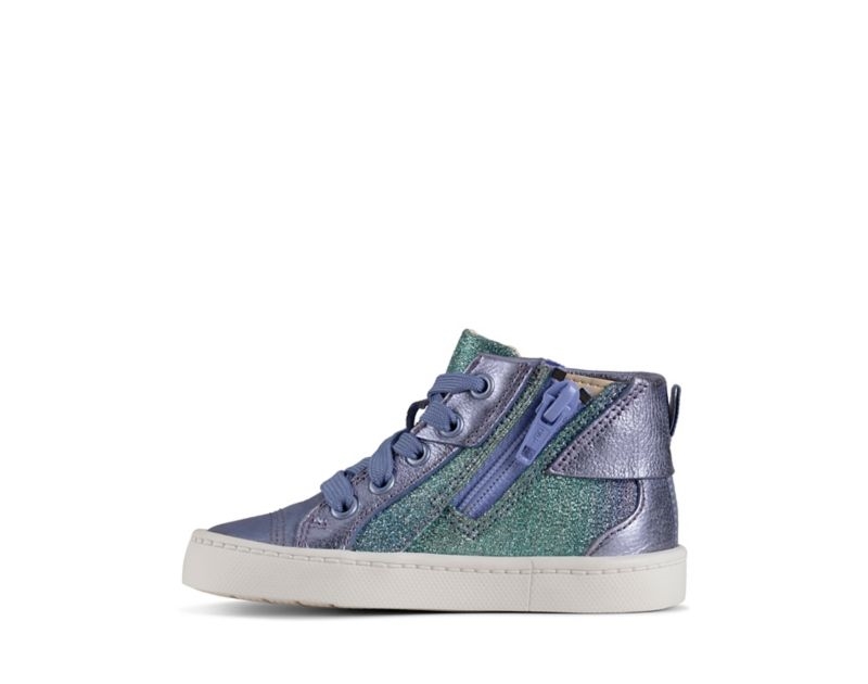Clarks City Myth Hi-tops Boots Purple Girls - India J4N1806-S5