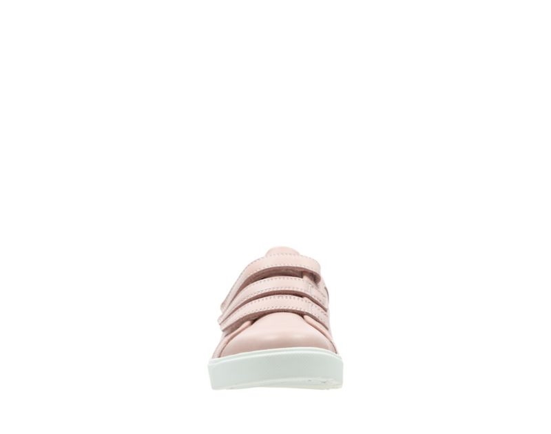 Clarks City Oasis Lo Trainers Pink Girls - India E9J6811-J8
