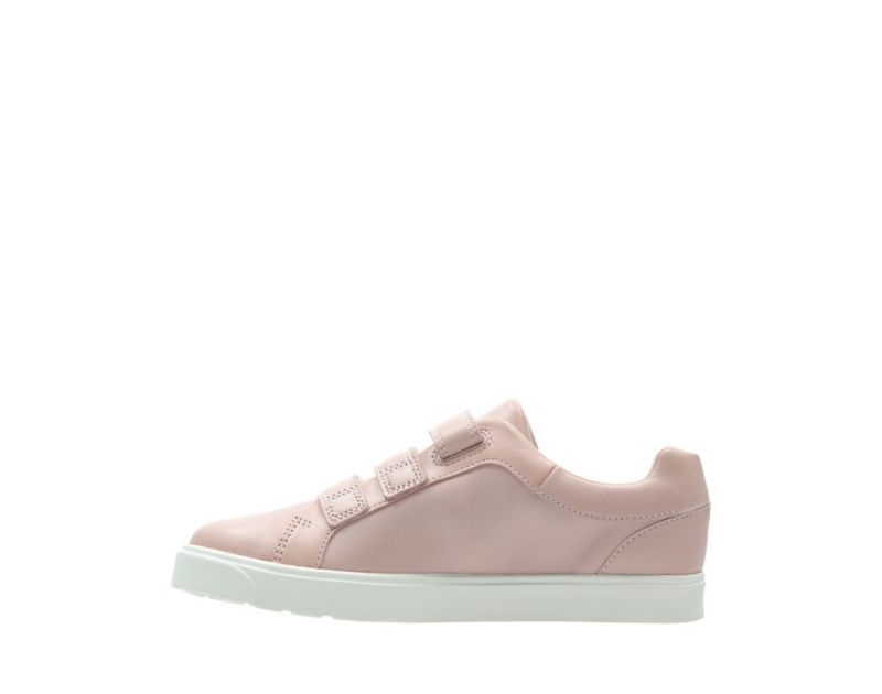 Clarks City Oasis Lo Trainers Pink Girls - India E9J6811-J8