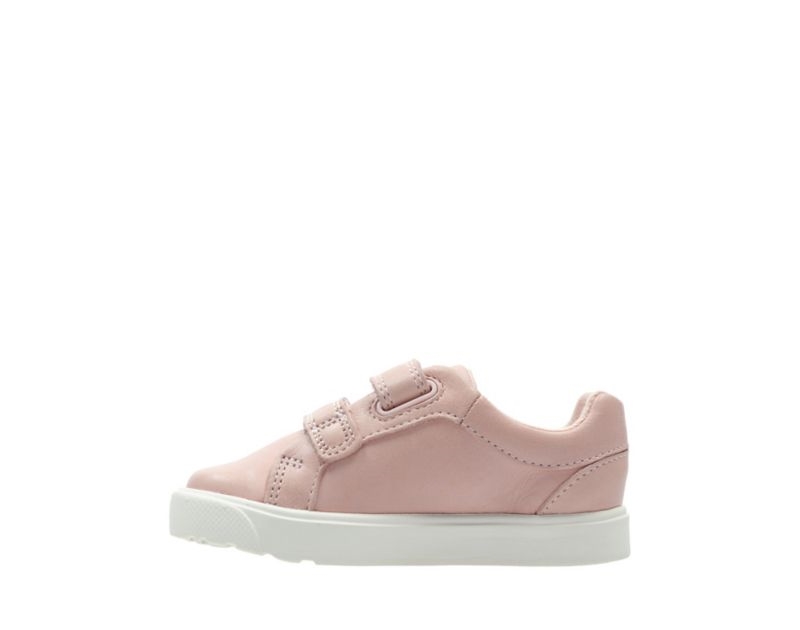 Clarks City Oasis Lo Trainers Toddler Shoes Pink Girls - India D0X6133-N6