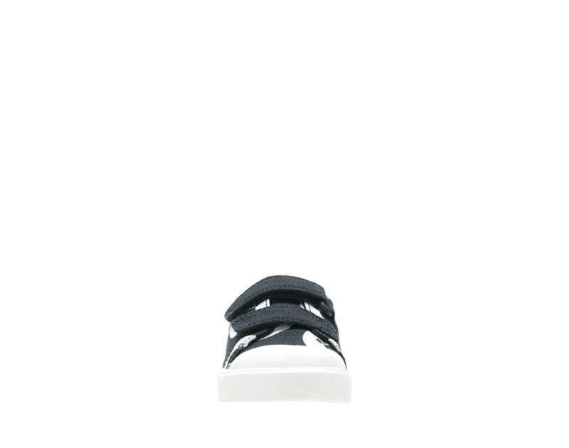 Clarks City Polka Lo Canvas Shoes Black Girls - India S1B6104-T0