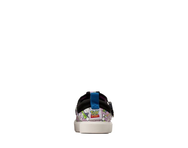 Clarks City Sheriff Canvas Shoes Purple Girls - India J3Q8026-Y0