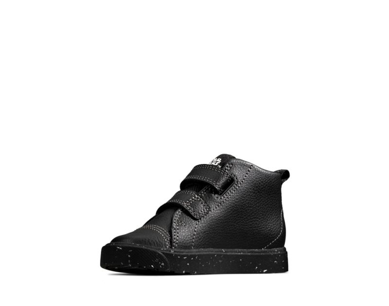 Clarks City Storm Hi Boots Black Girls - India P1V9666-S1