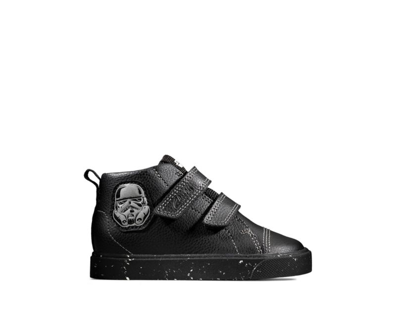 Clarks City Storm Hi Boots Black Girls - India P1V9666-S1