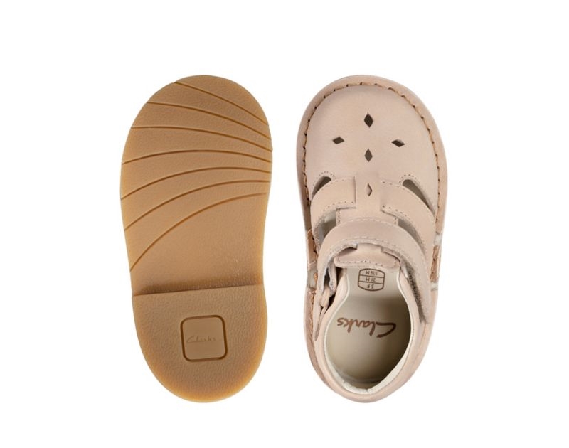 Clarks Comet Sand Sandals Skin Girls - India U4B3495-P0