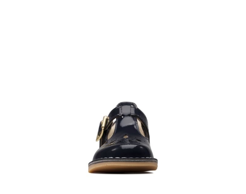 Clarks Comet Weave Walking Shoes Toddler Shoes Navy Girls - India Q5A5047-V2