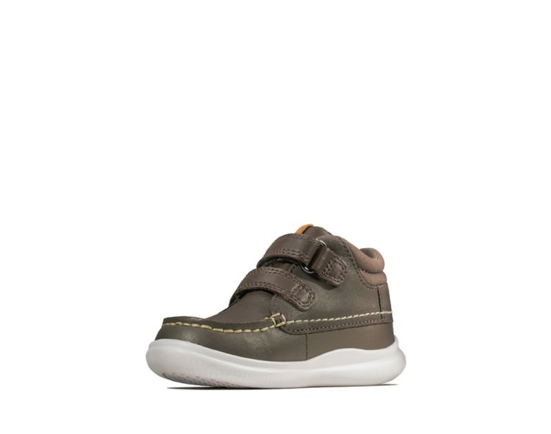 Clarks Crest Tuktu Walking Shoes Toddler Shoes Brown Girls - India Z4N7309-X7