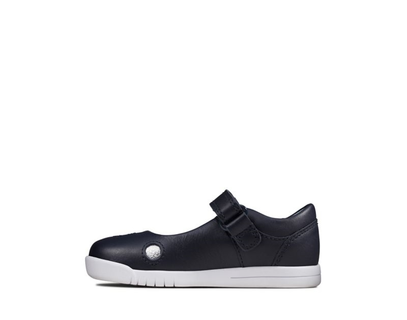 Clarks Emery Dot Casual Shoes Toddler Shoes Navy Girls - India M5E8468-F0