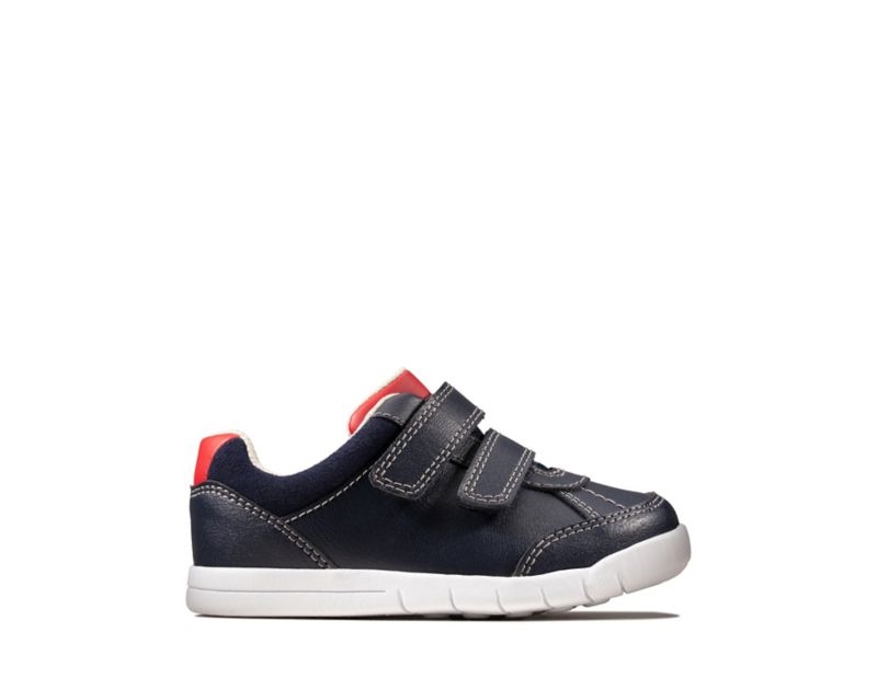 Clarks Emery Sky Casual Shoes Toddler Shoes Navy Girls - India P0D9796-J3