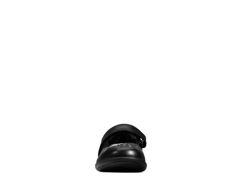 Clarks Etch Spark School Shoes Toddler Shoes Black Girls - India X8B7981-Z9