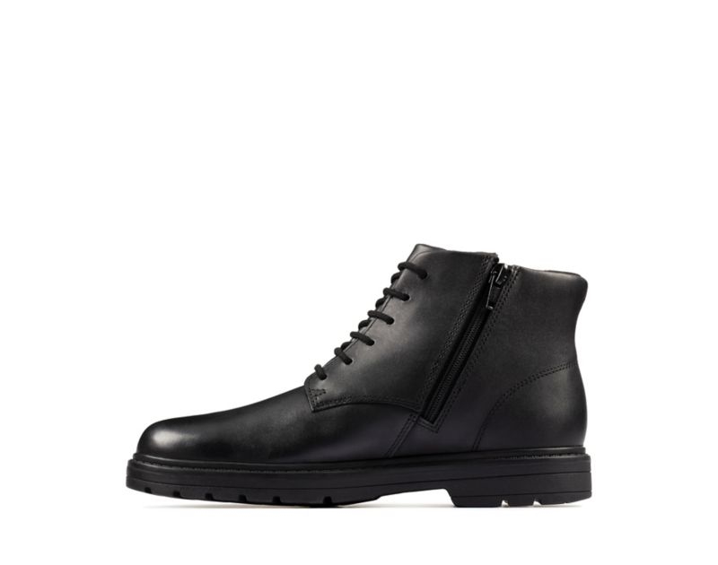 Clarks Loxham Walk Gore-tex Boots Black Girls - India Z4P2426-W2