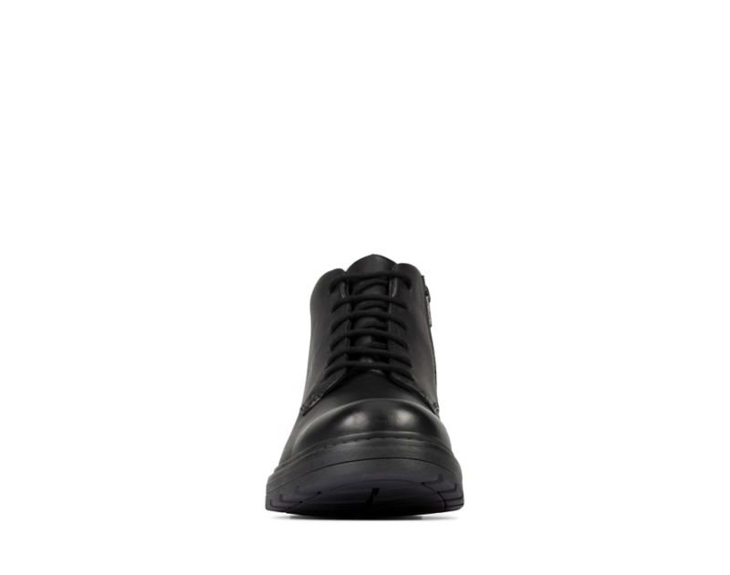 Clarks Loxham Walk Gore-tex School Shoes Black Girls - India V7J2084-C4