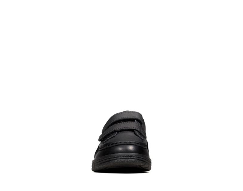 Clarks Mendip Bright School Shoes Black Girls - India K0C4472-U2