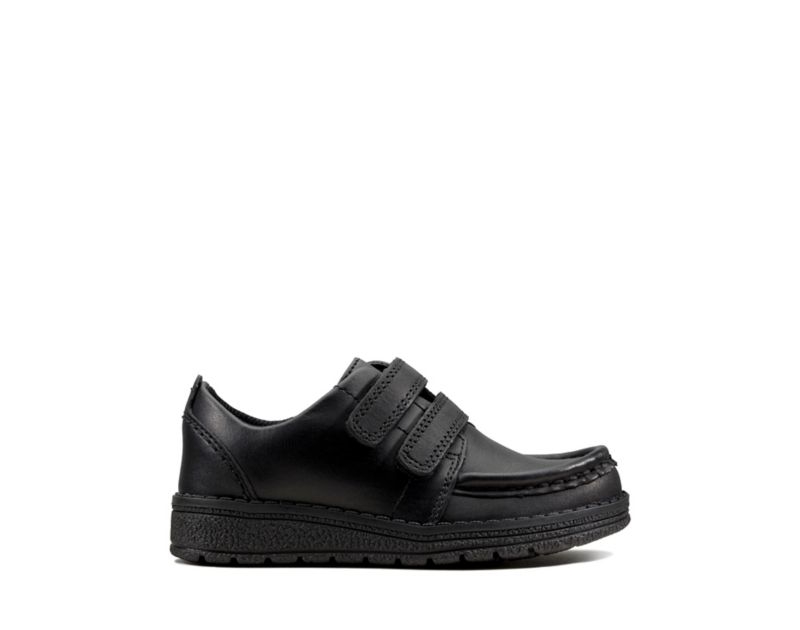 Clarks Mendip Bright School Shoes Toddler Shoes Black Girls - India E9Y4461-P9