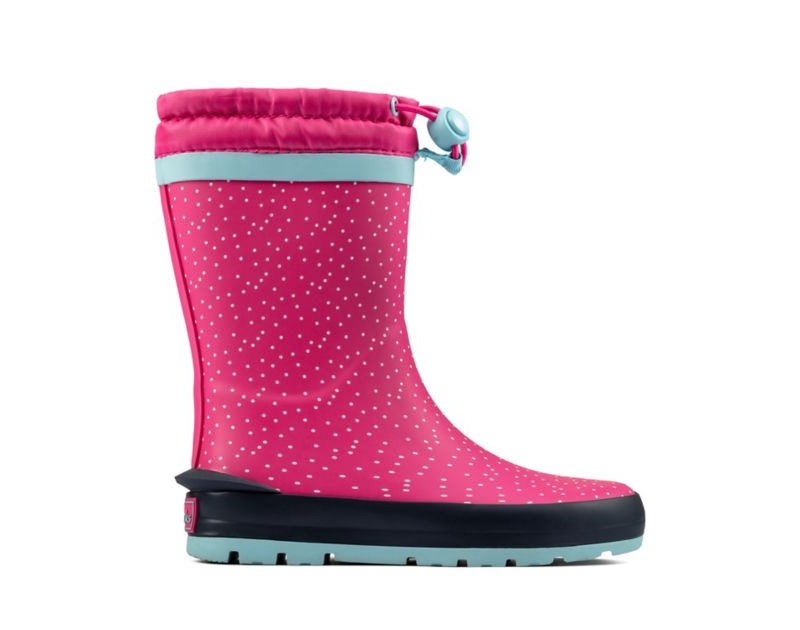 Clarks Mudder Race Wellies Pink Girls - India L5E2706-Q1