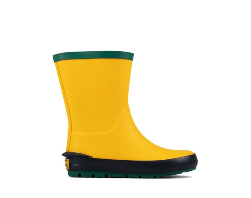 Clarks Mudder Run Wellies Toddler Shoes Yellow Girls - India K7O6598-Q2