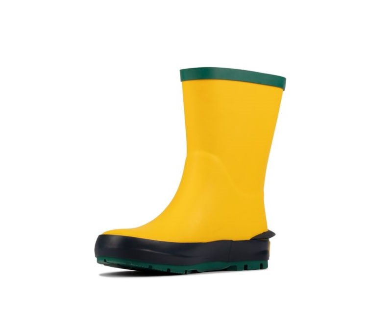 Clarks Mudder Run Wellies Yellow Girls - India Q9O2153-B4
