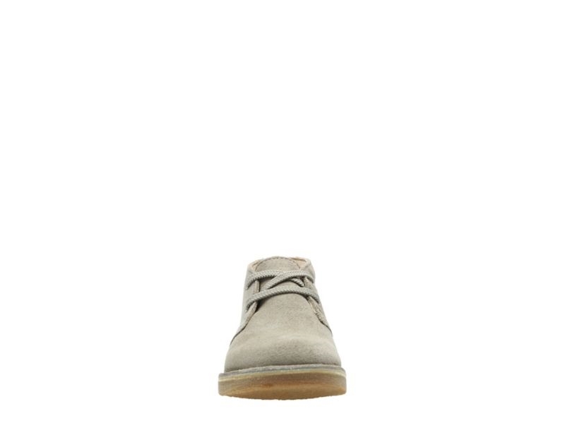 Clarks Originals Desert Boots Beige Girls - India B0U5456-Z5
