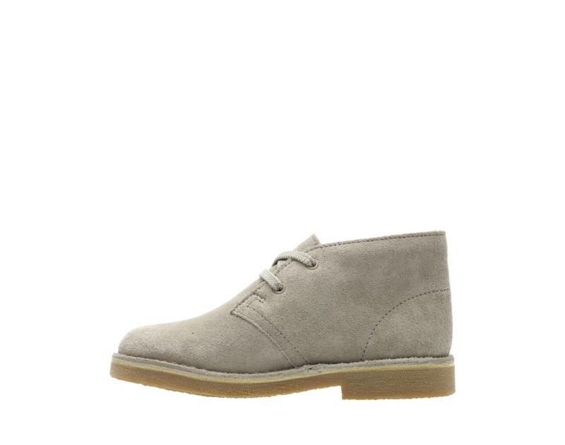 Clarks Originals Desert Boots Beige Girls - India B0U5456-Z5