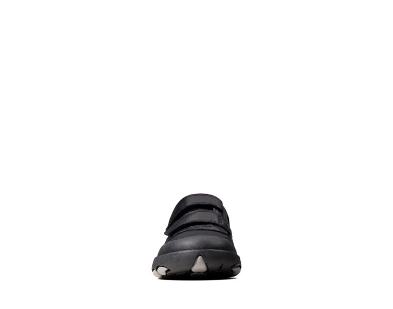 Clarks Rex Pace School Shoes Black Girls - India H0P7264-U0