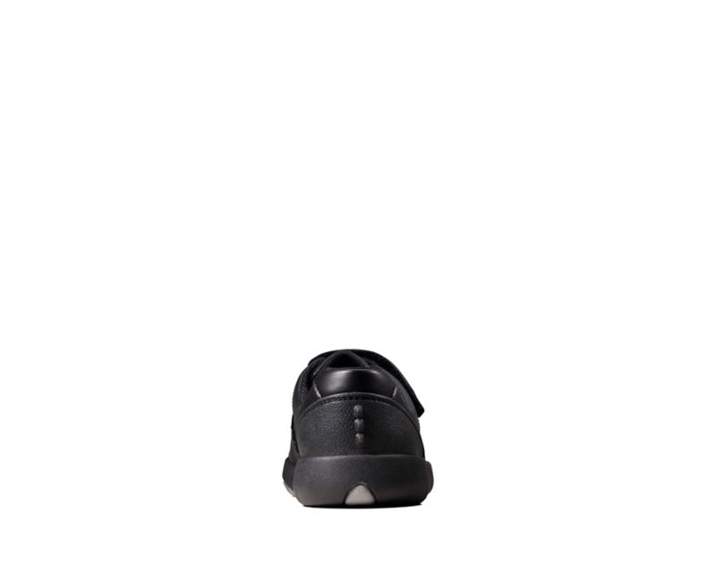 Clarks Rex Pace School Shoes Black Girls - India H0P7264-U0