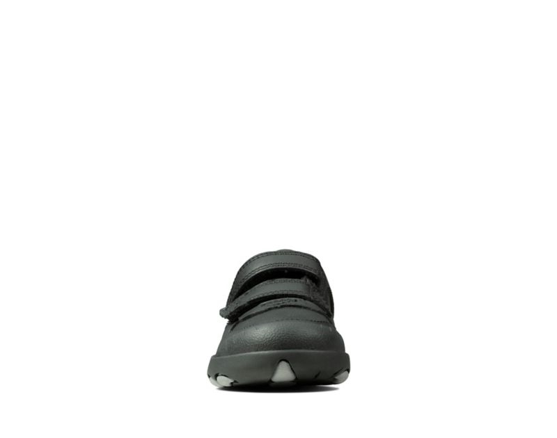 Clarks Rex Pace Trainers Toddler Shoes Black Girls - India T9I1386-E0