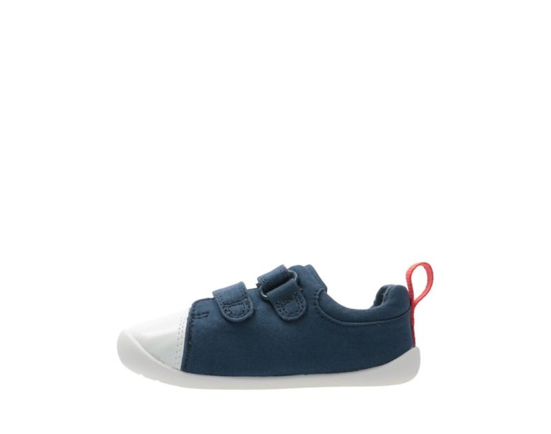 Clarks Roamer Craft Walking Shoes Canvas Shoes Navy Girls - India S4L0000-M1