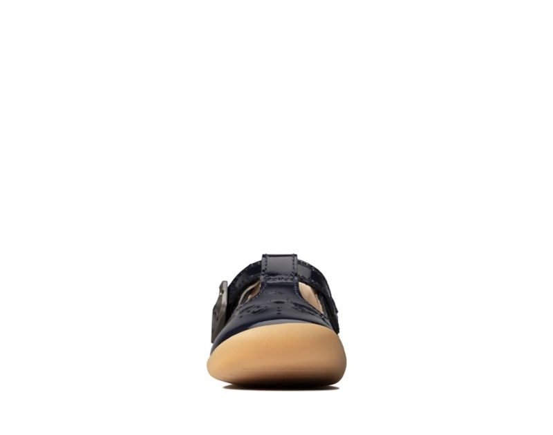Clarks Roamer Star Walking Shoes Toddler Shoes Navy Girls - India X6T2858-Q5