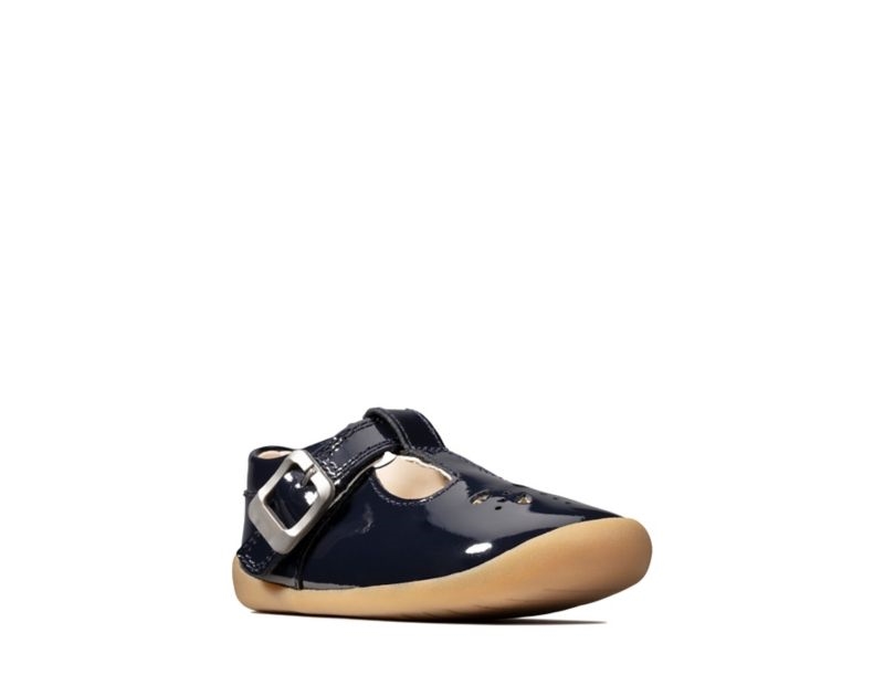 Clarks Roamer Star Walking Shoes Toddler Shoes Navy Girls - India X6T2858-Q5