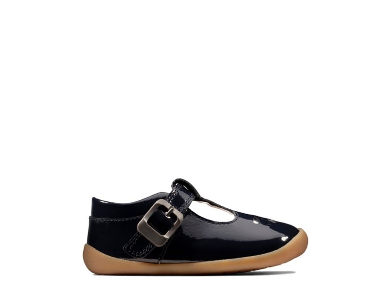 Clarks Roamer Star Walking Shoes Toddler Shoes Navy Girls - India X6T2858-Q5