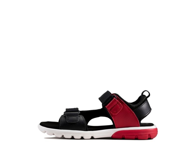 Clarks Rocco Tide Sandals Red Girls - India K3Q1285-X2