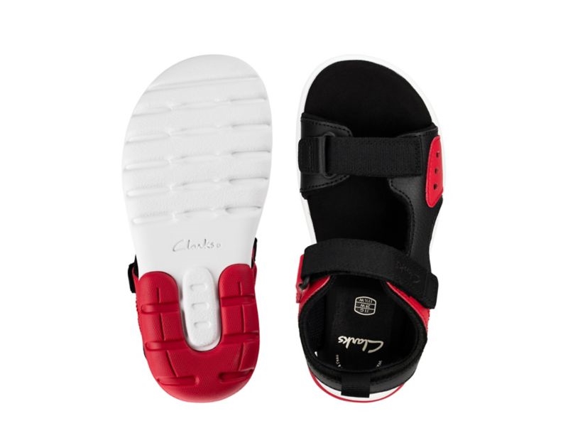 Clarks Rocco Tide Sandals Red Girls - India K3Q1285-X2