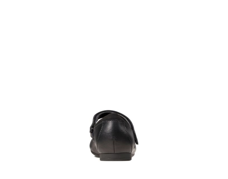 Clarks Scala Dawn School Shoes Black Girls - India I1R3503-T4