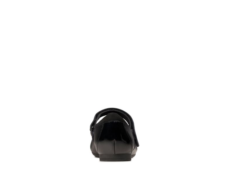 Clarks Scala Gem School Shoes Black Girls - India B9X3220-S7