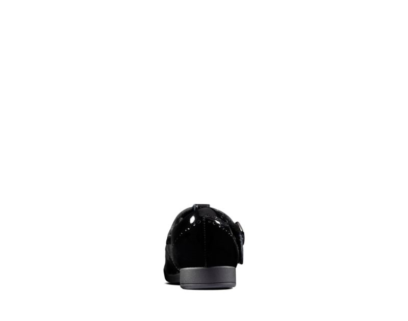 Clarks Scala Seek School Shoes Toddler Shoes Black Girls - India P6Y6945-Q7