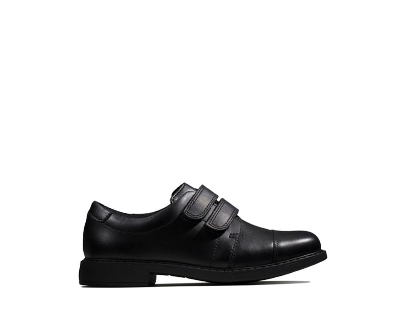 Clarks Scala Skye School Shoes Black Girls - India T8O1920-Z6
