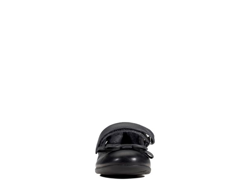 Clarks Scala Tap School Shoes Black Girls - India C6H5977-K9