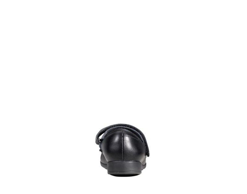 Clarks Scala Tap School Shoes Black Girls - India C6H5977-K9