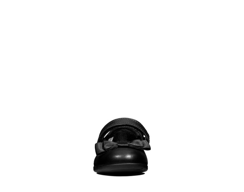 Clarks Scala Tap School Shoes Toddler Shoes Black Girls - India I5R6900-Z5