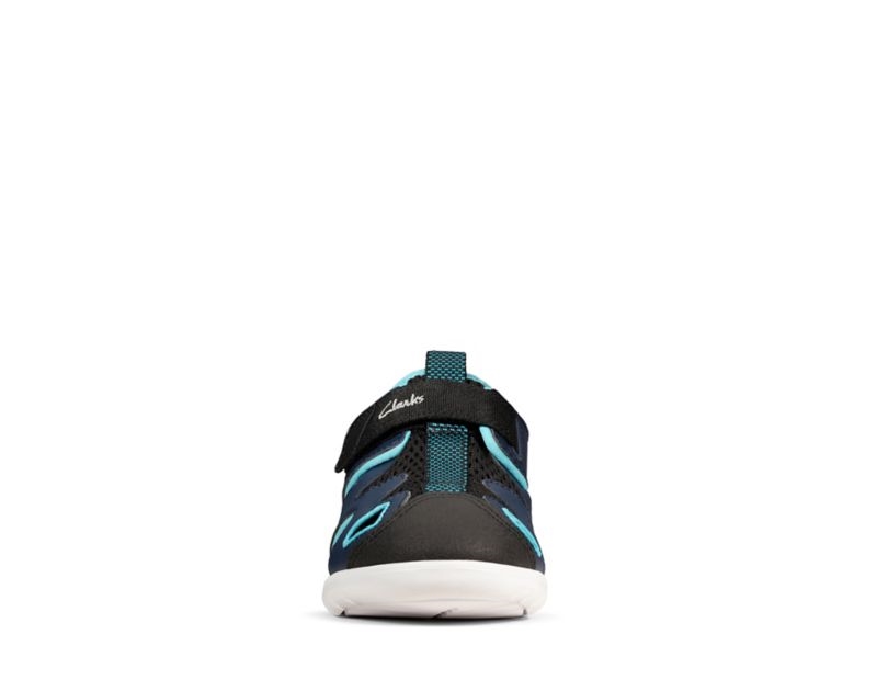 Clarks Scape Surf Sandals Navy Girls - India H0K8261-C9