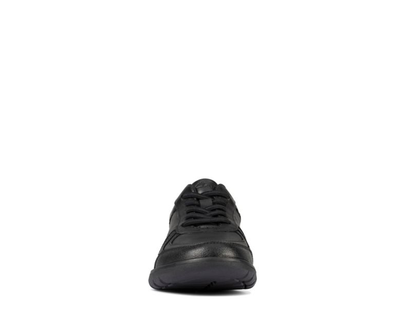 Clarks Scape Track School Shoes Black Girls - India P4M5058-M0