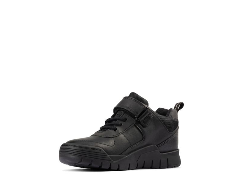 Clarks Scooter Up Gore-tex Outdoor Boots Black Girls - India R2B9675-C6