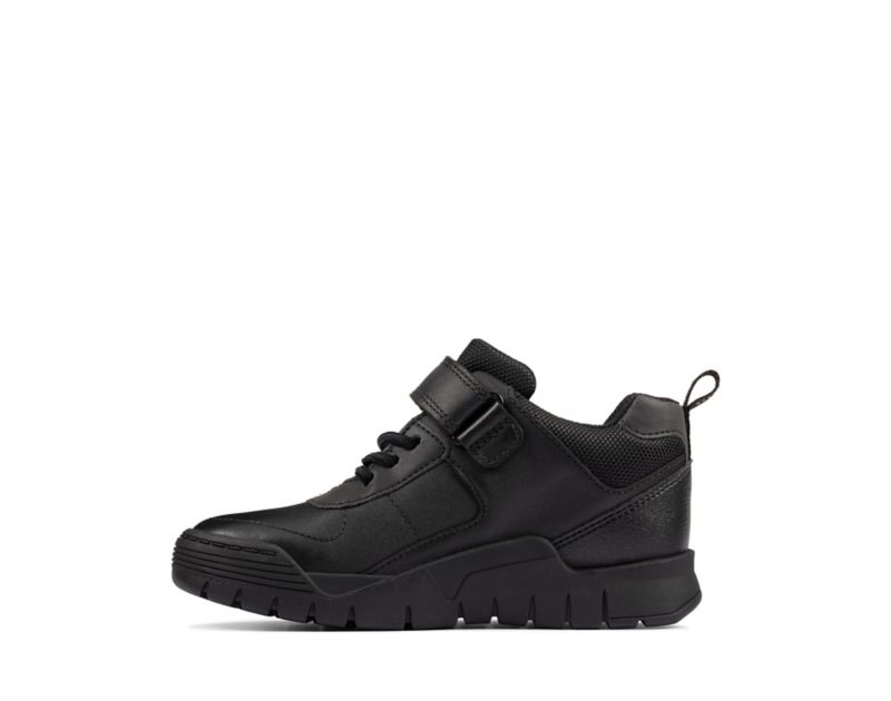 Clarks Scooter Up Gore-tex Outdoor Boots Black Girls - India R2B9675-C6