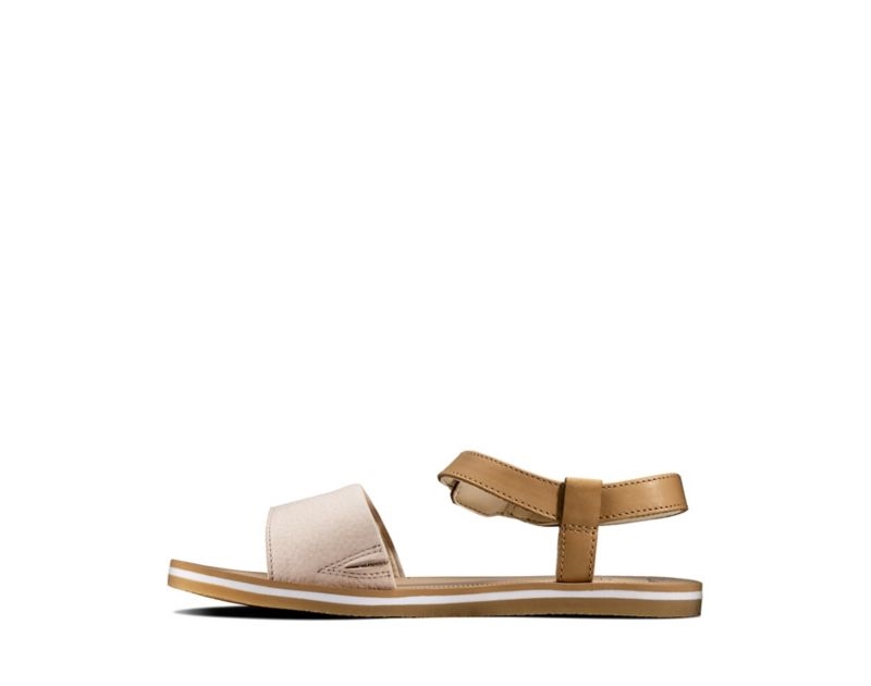 Clarks Skylark Hope Sandals Pink Girls - India L5G2368-U6