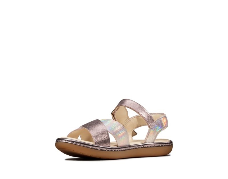 Clarks Skylark Pure Sandals Pink Girls - India P7U8211-F5
