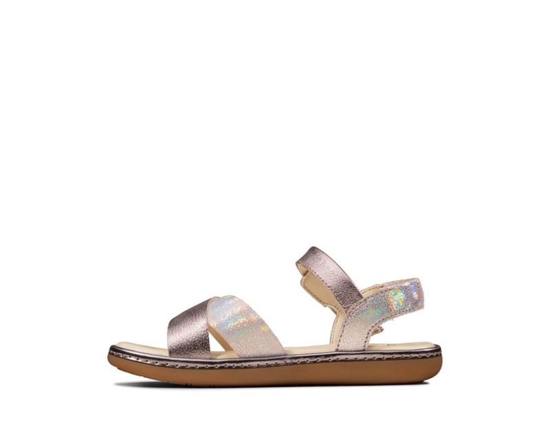Clarks Skylark Pure Sandals Pink Girls - India P7U8211-F5