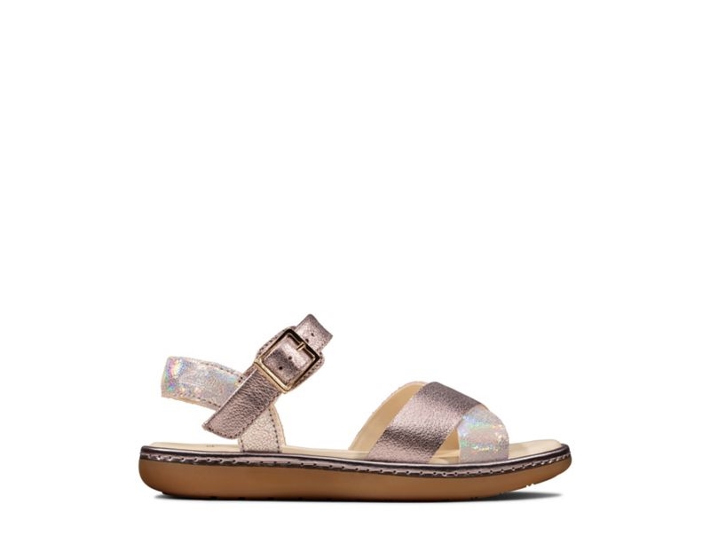 Clarks Skylark Pure Sandals Pink Girls - India P7U8211-F5