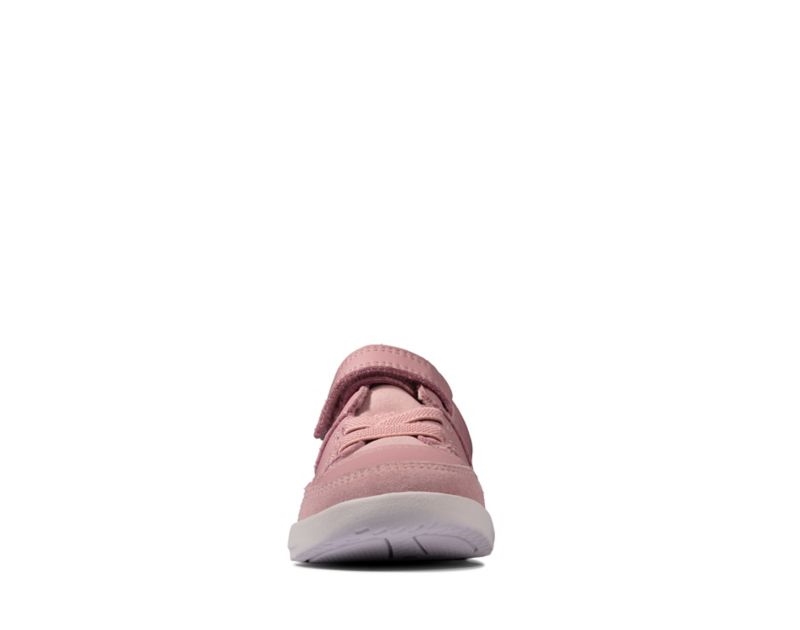 Clarks Tri Craft Trainers Toddler Shoes Pink Girls - India D0Q4601-T4