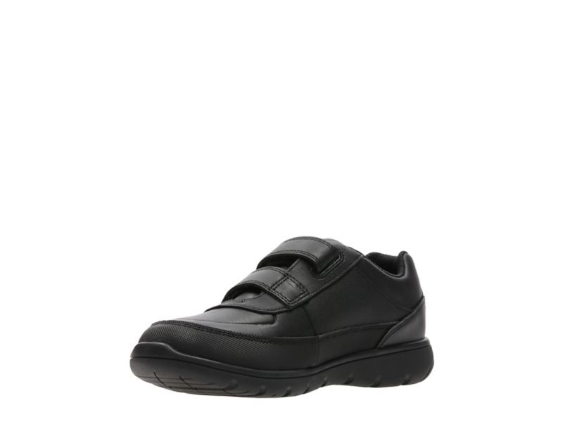 Clarks Venture Walk School Shoes Black Girls - India C3K2204-X3